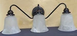 Doraimi 1/3 Opal Glass Shade Wall Sconce Lighting BLACK,3 UA04001B30. Fixed Price $52.99.