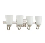 Jeremiah 41904-BNK Grace 4-LIGHT Vanity In Brushed Polished Nickel. Fixed Price $174.15.