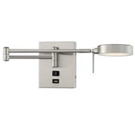 Homefocus - Led Swing Wall Lamp With Usb Charging Port,dimmable,bedside Readi.... Fixed Price $86.52.