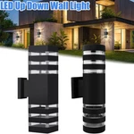 Modern Led Up Down Wall Light Sconce Outdoor Porch Home Dual Heads Lamp Fixtures. Fixed Price $123.99.