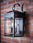 Monteaux Lighting Bel Air 17 In. 2-LIGHT Black Outdoor Wall Clear Glass. Fixed Price $70.25.