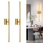Morauroral Gold Battery Operated Wall Sconces, Dimmable With Rem.... Fixed Price $119.74.