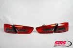 08-17 Mitsubishi Lancer Evolution X Varis Led Tail Light Lamp Set Aftermarket. Fixed Price $249.98.