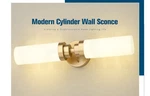 Gold Vanity Lights For 2-LIGHT Bathroom Fixtures Over Mirror,.... Fixed Price $41.95.