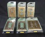 Lot Of 6 Stanley Wall Plates Antique Brass Finish Home Designs - Switch & Outlet. Fixed Price $35.99.