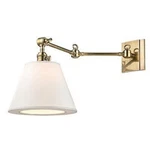 New Hudson Valley Lighting Wall Sconce 6233-AGB Hillsdale 13" Tall. Fixed Price $315.00.