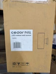 Cedar Hill 11 In. Cylinder Black Led Outdoor Wall Sconce Light Fixture. Fixed Price $34.00.