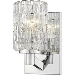 Z-lite 1931-1S-CH Aubrey Wall Sconce Light In Chrome. Fixed Price $96.00.