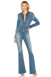 Hudson Holly 3/4 Sleeve Coveralls In Rambler Women Xs 26X31 Flared Leg Zip Up. Fixed Price $117.47.