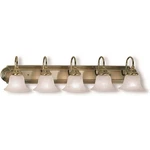 Livex Lighting 1005-01 Belmont Bathroom Vanity Antique Brass. Fixed Price $353.96.