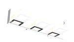 Ralbay 3-LIGHT Led Modern Bathroom Vanity Lights Fixture Black Cool White Read. Fixed Price $45.00.