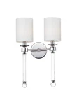 Maxim 16108WTCL Lucent Light 21" Tall Wall Sconce - Nickel. Fixed Price $181.90.