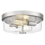 Luminzone Brushed Nickel Flush Mount Ceiling 2-LIGHT,. Fixed Price $79.99.