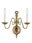 Livex Lighting 5002-01 Williamsburg Antique Brass Wall Sconce. Fixed Price $190.79.