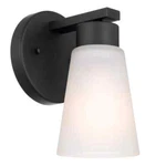 Kichler Stamos 1-LIGHT Black Bathroom Indoor Wall Sconce. Fixed Price $17.99.