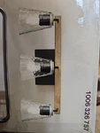 Home Decorators Westbrook 3-LIGHT Oak Rustic Farmhouse Bathroom Vanity. Fixed Price $25.99.