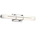 Elan Traverso 1 Light Led Wall Sconce Medium, Chrome/etched Opal - 83943. Fixed Price $404.99.