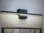 Kaisite 24 In. 1-LIGHT Black Led Vanity Bar, Dimmable Bathroom. Fixed Price $38.21.