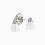 Kohler Fort Two-light Sconce K-11366-BNL In Brushed Nickel. Fixed Price $84.53.