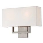 Livex Lighting 50991-91 Pierson 2 Brushed Nickel Ada Wall Sconce. Fixed Price $170.90.