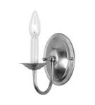 Livex Lighting 4151-91 Home Basics 4.25"W 7"H, Brushed Nickel. Fixed Price $80.82.