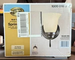 Hampton Bay Wall Sconce Betton Oil-rubbed Bronze Finish 1000031340. Fixed Price $20.00.