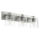 3 Light Cylinder Bath Vanity Style - 24 Inches Wide By 7.5 High Quorum. Fixed Price $328.00.