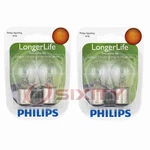 2 Pc Philips Parking Light Bulbs For Pontiac Catalina Chieftain Silver Ik. Fixed Price $12.86.