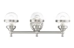 Livex Lighting 17413-91 Oldwick 24"W Vanity Brushed Nickel. Fixed Price $89.99.