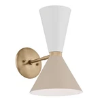 Champagne Bronze Two Light Wall Sconce From The Phix Collection. Fixed Price $229.99.