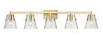 Z-lite 1101-5V Analia Light 10"W Vanity Gold. Fixed Price $430.10.
