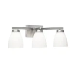 Kichler 8.15 In. 3 Led Vanity Light Cone Intergrated Satin Nickel. Fixed Price $99.99.