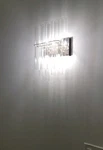 New Cyan Designs Beaker 4 Light Wall Sconce- Clear Glass Tubes Nickel Finish. Fixed Price $299.00.