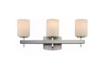 Bel Fairfield 22" 3-LIGHT Vanity Brushed Nickel W/ Frosted Glass. Fixed Price $74.95.