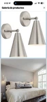 Modern Wall Sconce Brushed Nickel Adjustable Cone Shade Warm White E26 Indoor. Fixed Price $60.00.