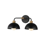 Maxim 10022BKNAB Thelonious Light Wall Sconce-black Natural Aged Brass. Fixed Price $108.00.