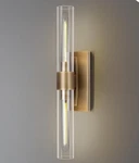 Zhtiechui Bathroom Vanity Light Glass Tube Wall Sconce Bulb, Like Visual Comfort. Fixed Price $95.00.