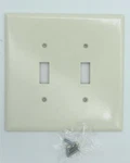 Gang Switch Toggle Wall Plates Cover Almond Jumbo 40 Pack Eaton/cooper 2149A. Fixed Price $16.98.
