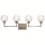 Kichler Lighting 45591AP Niles Bathroom Vanity Antique Pewter. Fixed Price $150.00.