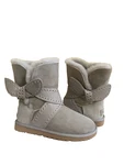 Ugg Mabel Light Grey Classic Bailey Bow Short Boot Usa 6 / Eu 37 Uk 4.5 New. Fixed Price $125.00.