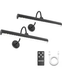 Jofios Battery Operated Wireless Black Picture LIGHT-REMOTECONTROL,2PCK. Fixed Price $43.99.