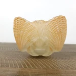 Vintage Art Deco Light Pink Frosted Glass Shade Sea Shell Vanity Lamp. Fixed Price $28.00.
