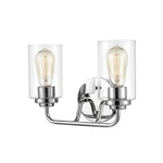 Millennium Lighting Vanity, Chrome/clear 40022-CH. Fixed Price $84.99.