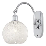 Innovations Lighting 518-1W-14-8-WHITE Mouchette-indoor Wall Polished Chrome /. Fixed Price $255.20.