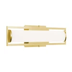 Afx Lighting Jordan 1 Led 24" Vanity, Brass/frosted - JRDV2404LAJUDLB. Fixed Price $248.00.