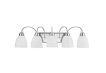Project Source Wynfield 5-LIGHT Brushed Nickel 32" Traditional Vanity Light-new. Fixed Price $30.00.