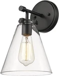 Millennium Lighting 8121 Aliza 12" Tall Bathroom Sconce - Black. Fixed Price $50.99.