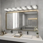 46'' Vanity 7 Lights Dimmable Led Chrome Bathroom Over Mirror Wall Fixture. Fixed Price $172.99.