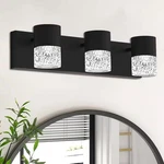 Cedar Hill 19 In. Black 3-LIGHT Dimmable Led Vanity 356772. Fixed Price $55.99.
