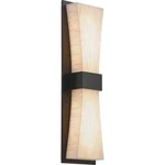 Afx ADS051914LAJUD Aberdeen Light 19" Tall Integrated Led Espresso / Jute Sconce. Fixed Price $99.56.